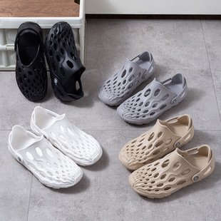 Summer Coconut Hole Shoes Comfortable Lightweight EVA Two-Wear Sandals Breathable Non-Slip Casual Shoes for Outer Wear