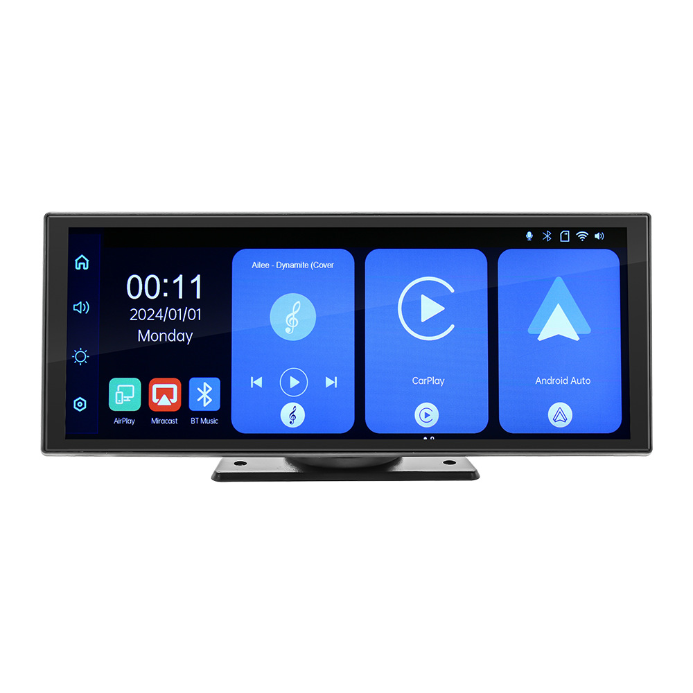 11.26 Pulgadas inalámbricas Carplay pantalla portátil MP5 Bluetooth coche radio locomotora vehículo navegación pantalla de control central