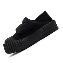 一脚蹬两穿情侣款雪地靴加绒加厚保暖羽绒面包鞋东北大棉鞋