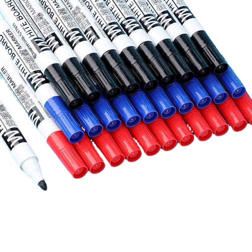 Whiteboard Erasable Children's Markers Black Large Capacity Teacher Red Blue Black Water-based Highlighters Easy-to-Erase Drawing Pens
