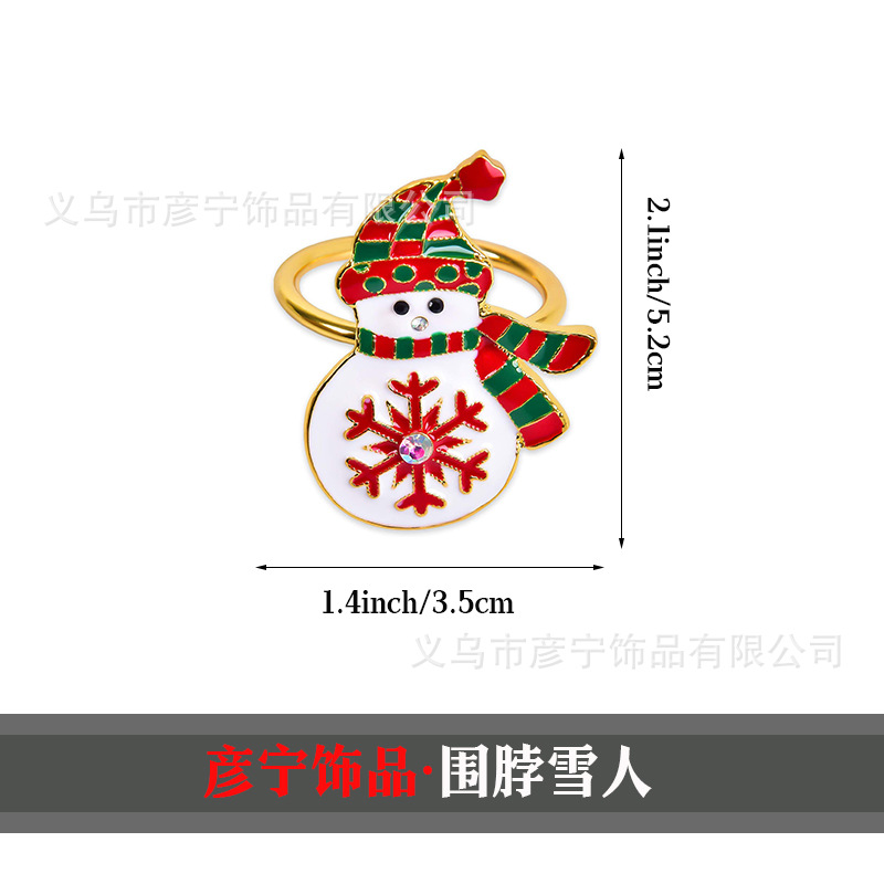 Bufanda muñeco de nieve