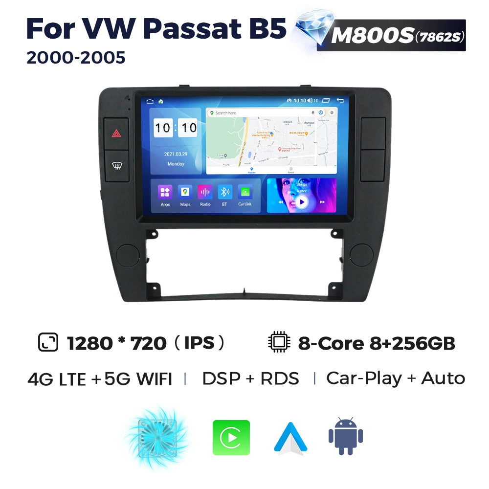 Applicable to Volkswagen VW Passat B5 2000-2005 Android large screen central control Bluet