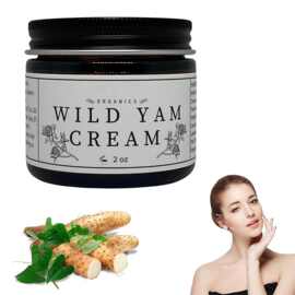 跨境新款WILD YAM CREAM缓解皮肤状态有机野生山药保湿润肤霜