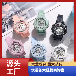 Small Fresh and Sweet Electronic Watch for Female Middle School Students, Best Friends, Couple Sports Waterproof Luminous Watch, Male Manufacturer Wholesale