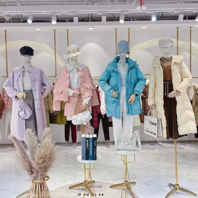 YIXUN в соответствии с последними 22 зимними ароматами, снятыми из шкафа, пальто, бренд скидка, женский хвост, физический, оптовый