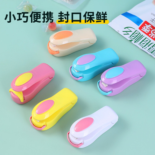 T Snack Sealer Small Mini Vacuum Sealing Machine Packaging Home Use Plastic Bag Food Preservation Vacuum Sealing Batch