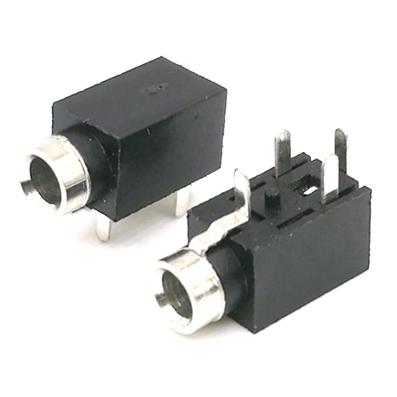 供应 四脚插板耳机插座 立体声耳机插孔 PJ-210B 金属头耳机插座