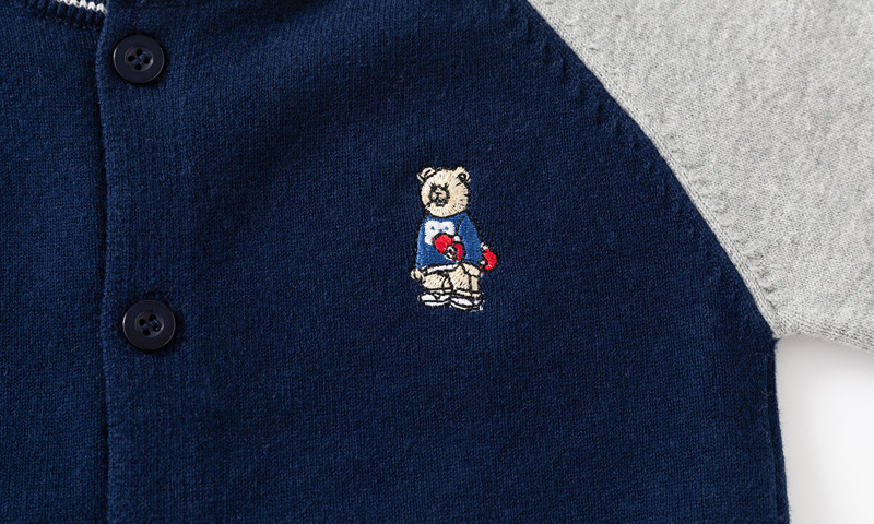 Jungen Strickjacke Aus Baumwolle Für Kinder Herbst Pullover_voghion.com