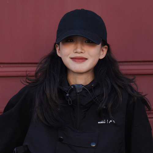 Zhonghao Hat Industry  New Model Hat Duckbill Hat Korean Style Soft Top Plain Color Washed Large Circumference Baseball Cap for Men