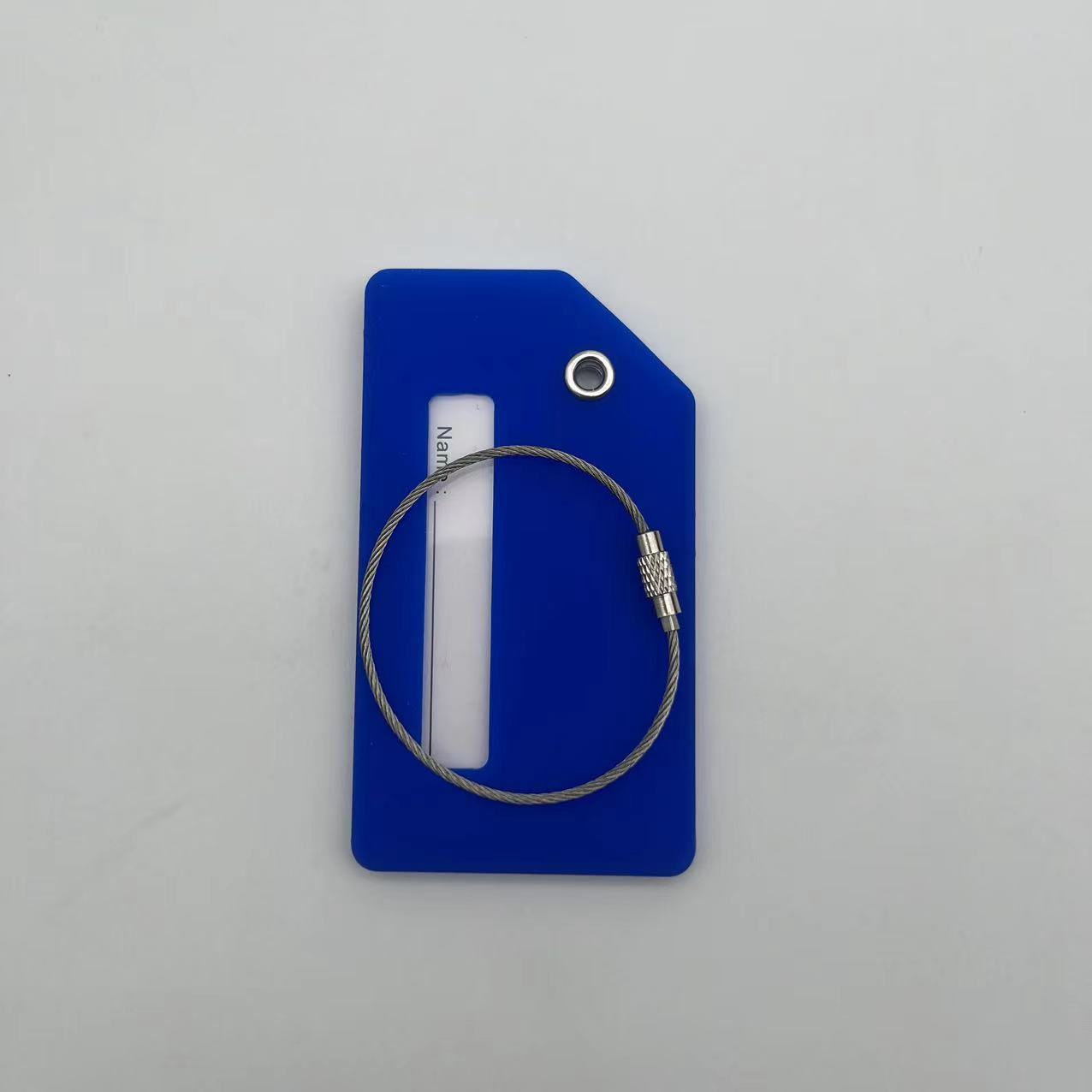 파란색 *D형 여행 가방 택