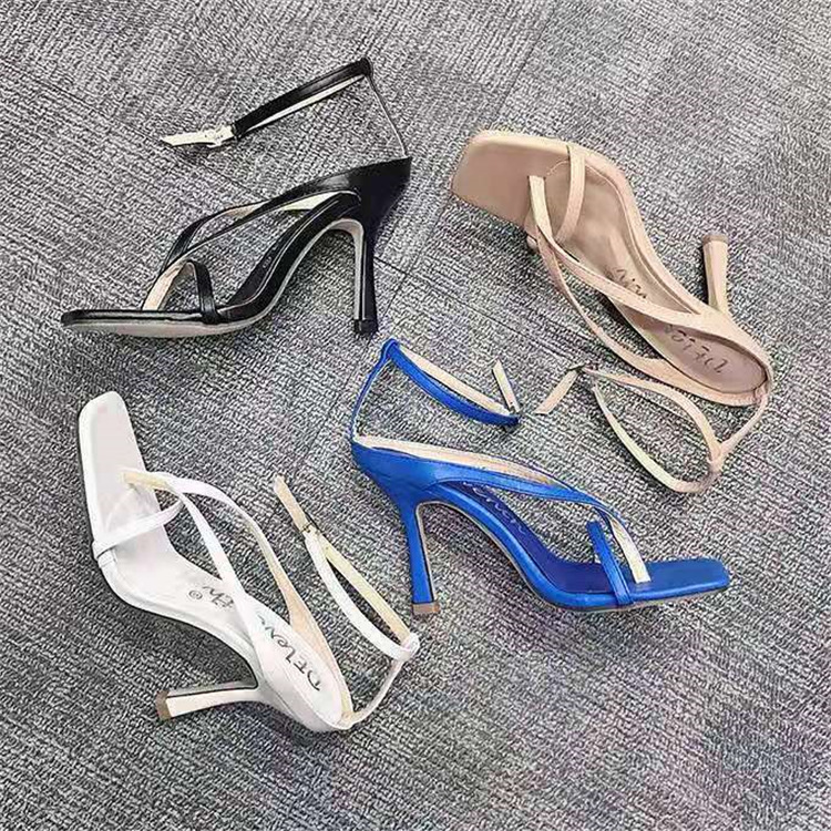 Frau Basic Einfarbig Offener Zeh Mode Sandalen display picture 5