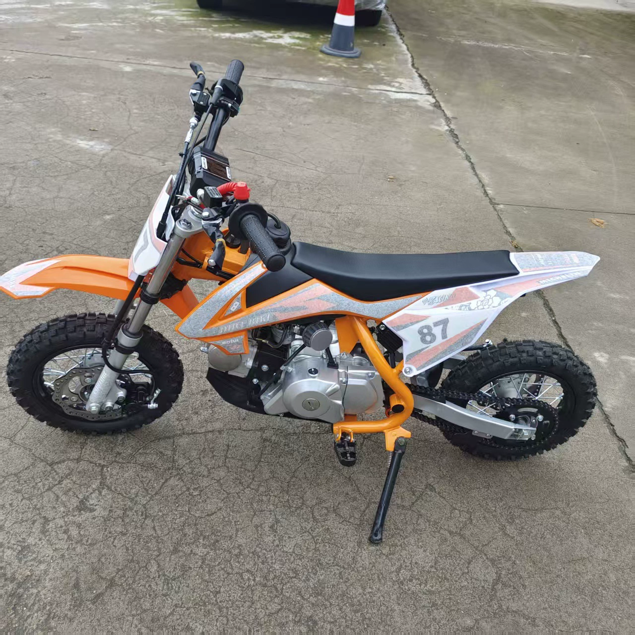 110CC двигатель мини мотоцикл гонки K1 внедорожник all-terrain внедорожный двухколёсный детский пляжный транспорт