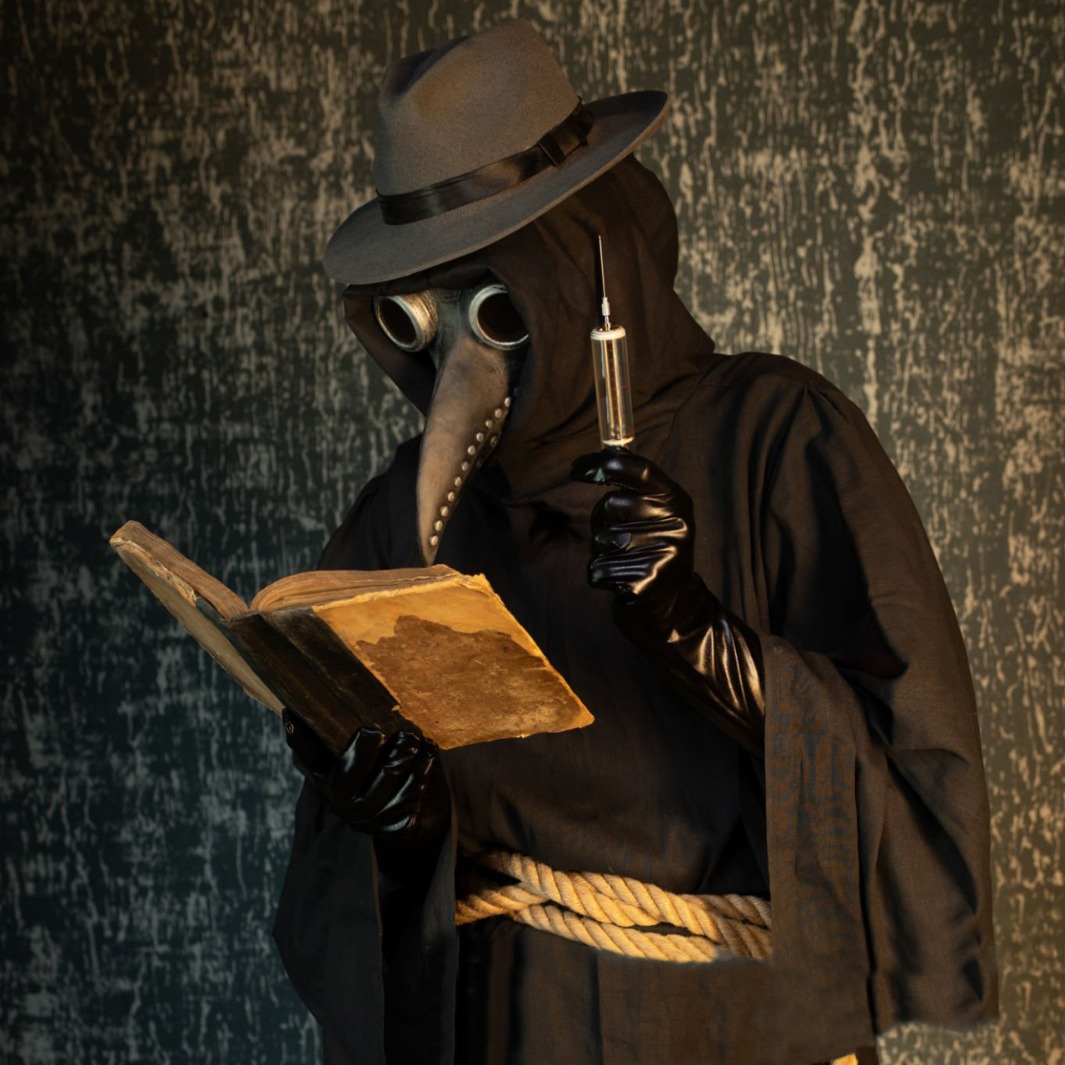 Máscara de boca de pájaro de Halloween, máscara de boca de pájaro de plaga de vapor de venta europea