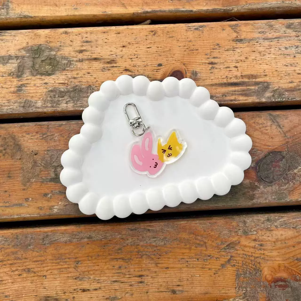 acrylic cartoon double-sided cute keychain, pendant, (Physicals)
