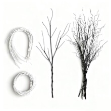 仿真干树枝跨境爆品装饰枯树枝落地假树枝造景批发仿真树枝造景