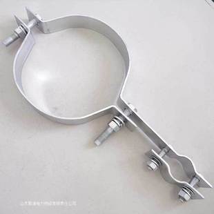 镀锌钢管固定抱箍 子母抱箍 电缆保护管抱箍 定 制不同杆径抱箍-阿里巴巴