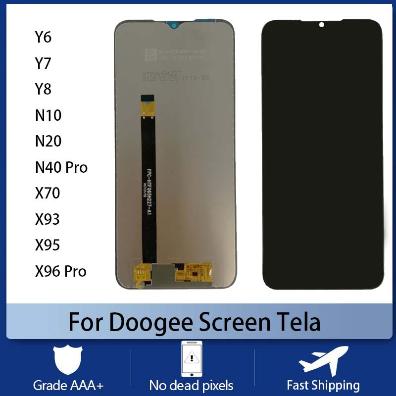 Aplicable a Doug Doogee N20 / 30 / 40 S41 / S51 / S88 / S98 Pro X95 Asamblea de pantalla de teléfono móvil