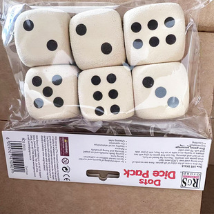 Cross-Border 38mm Fun Dice Toy Six-Sided Fun Dice Cube Set Vent Toy Wholesale Plush Dice