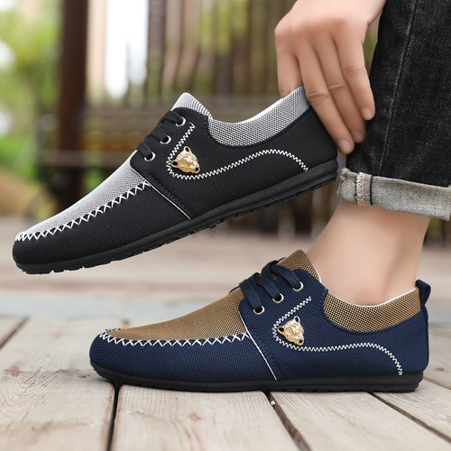 Large size men's shoes, popular new men's shoes, four-season fashionable all-matching soft soled loafers