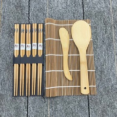 寿司セット創意寿司セット竹製小魚箸炭化カーテン竹スプーン竹刀卸売り