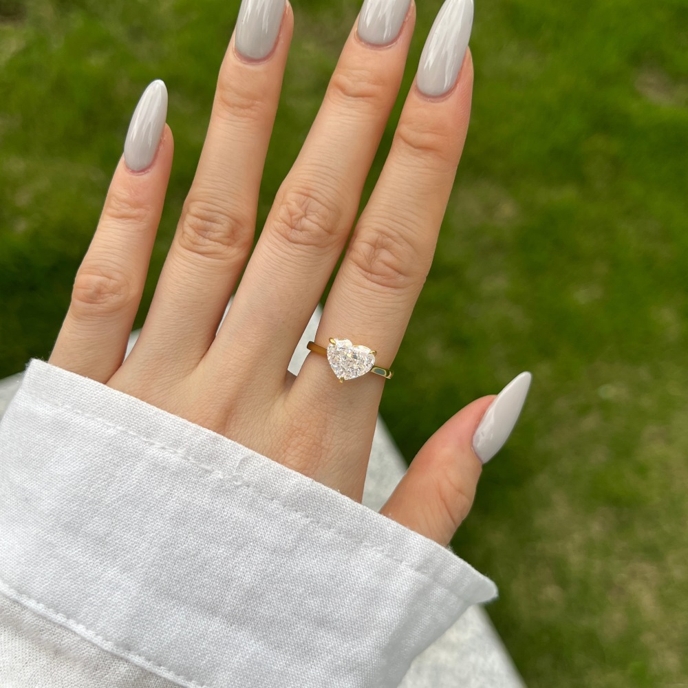 3g Weight Zircon Inlay Material Rings Classification Daily Occasion 925 Sterling Silver Material Valentine'S Day, Mother'S Day Festival Heart Shape Pattern 2025 Spring and Summer Season Women's Gender Plating Design Elegant, Simple Style Style 925 Sterling Silver Heart Shape Zircon Valentine'S Day Mother'S Day Rings 7