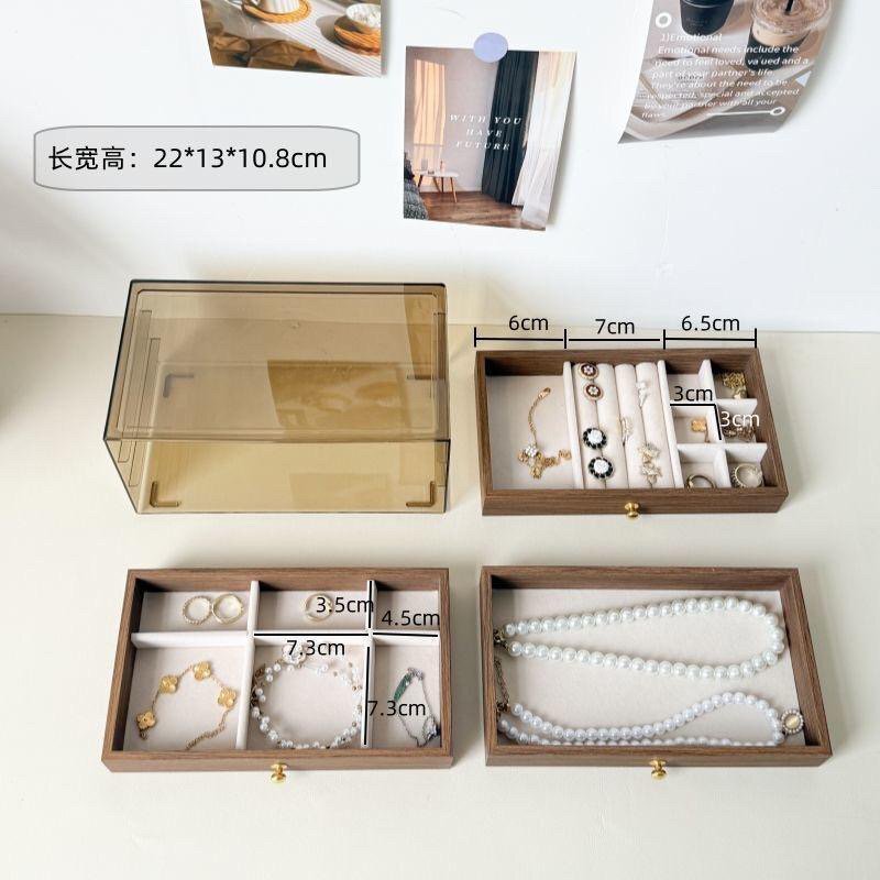 2026 Model Three-Layer Earring Jewelry Storage Box, Earrings, Rings, Necklaces, High-End Exquisite Light Luxury Jewelry Organizer, Photo Frame 2026 Model Three-Layer Earring Jewelry Storage Box, Earrings, Rings, Necklaces, High-End Exquisite Light Luxury Jewelry Organizer, Photo Frame