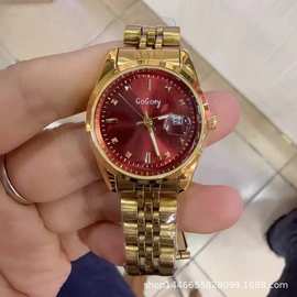 批发经典女士手表轻奢文艺森系小巧精致时尚日历钢带女表外贸货源