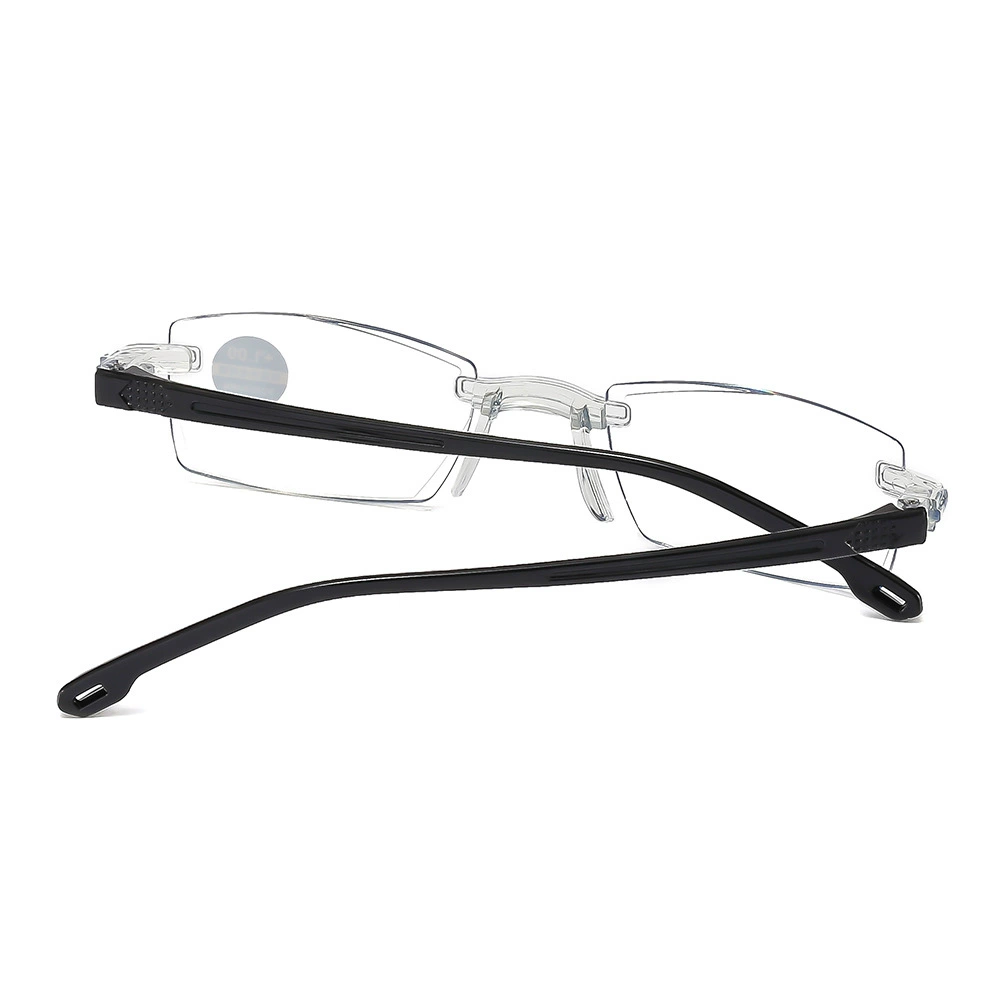 Складной умный зум-очков Frameless glasses, анти-синий свет, гранёный край — модели 9352/9430