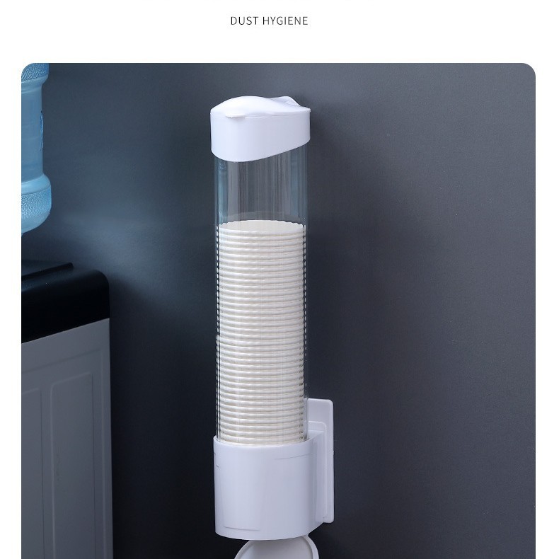 Portavasos de papel desechable automático Portavasos dispensador de agua Portavasos de papel Portavasos de plástico sin perforar Portavasos Fábrica al por mayor