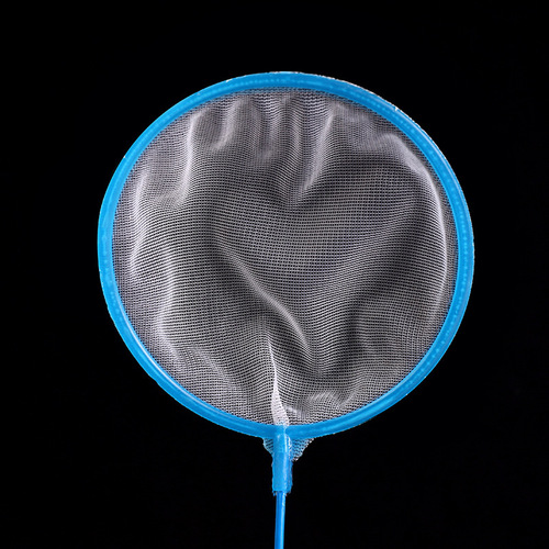 Fishing net for fishing small fish in aquarium Fishing net for catching harvest shrimps in fish tank Blue convenient small fishing net