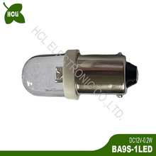 DC3V 4.5V 6V 12V 24V BA9S H6W BAX9S T4W T8.5 Led Ǳ