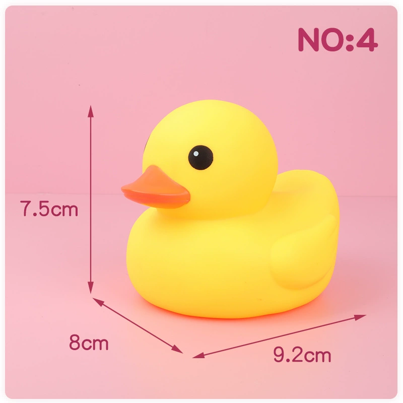 Bath Toy B.Duck — Children's Rubber Duck for Water Play & Bathing, Anti-Stress, Mini to Classic Sizes