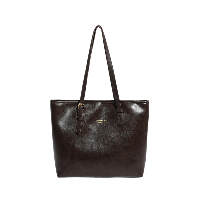 Bolsa de viaje retrógrada para mujeres 2026 otoño y invierno nuevo estilo versátil bolso de hombro de tendencia Maillard bolso de brazo