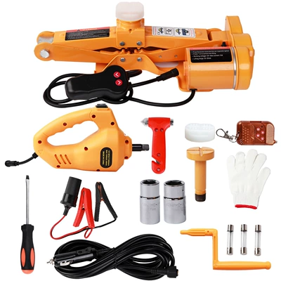 Car jack unloading equipment tire changing