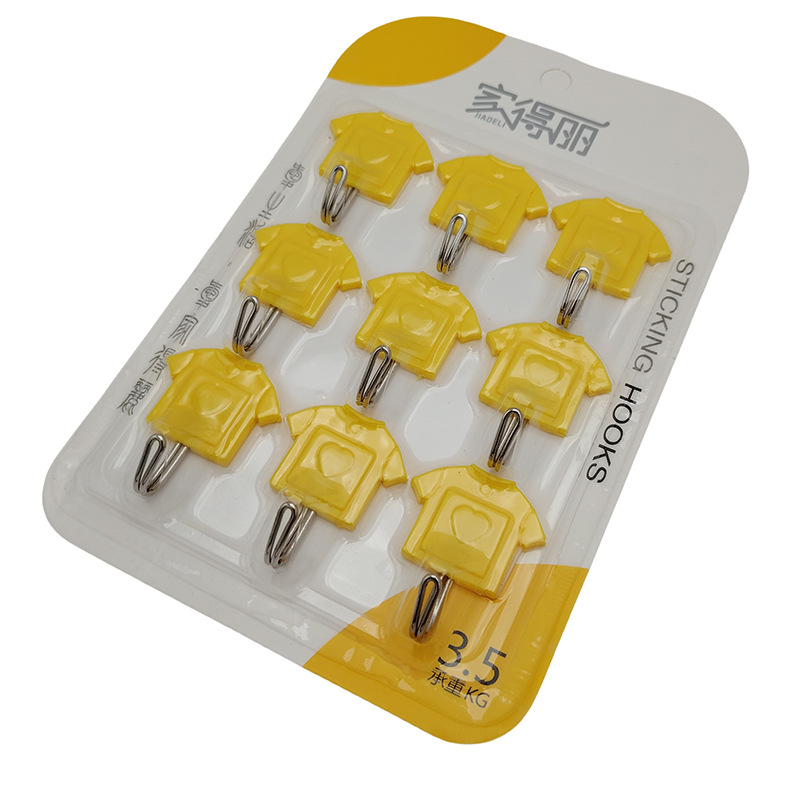 L4114 nueve ropa pequeña mezclada gancho adhesivo super fuerte gancho adhesivo sin perforación sin marca 3 dólares tienda al por mayor