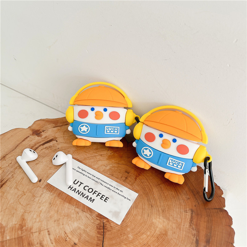 Applicable to Apple AirPods Music Duck Headphones Protective Cartoon…