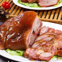 豬頭肉500g豬臉滷味豬肉直銷熟食豬蹄真空開袋即食小吃下酒菜