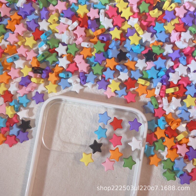 Simulation mini star five-pointed star lens ring accessories diy cream phone case resin accessories nail art Simulation mini star five-pointed star lens ring accessories diy cream phone case resin accessories nail art