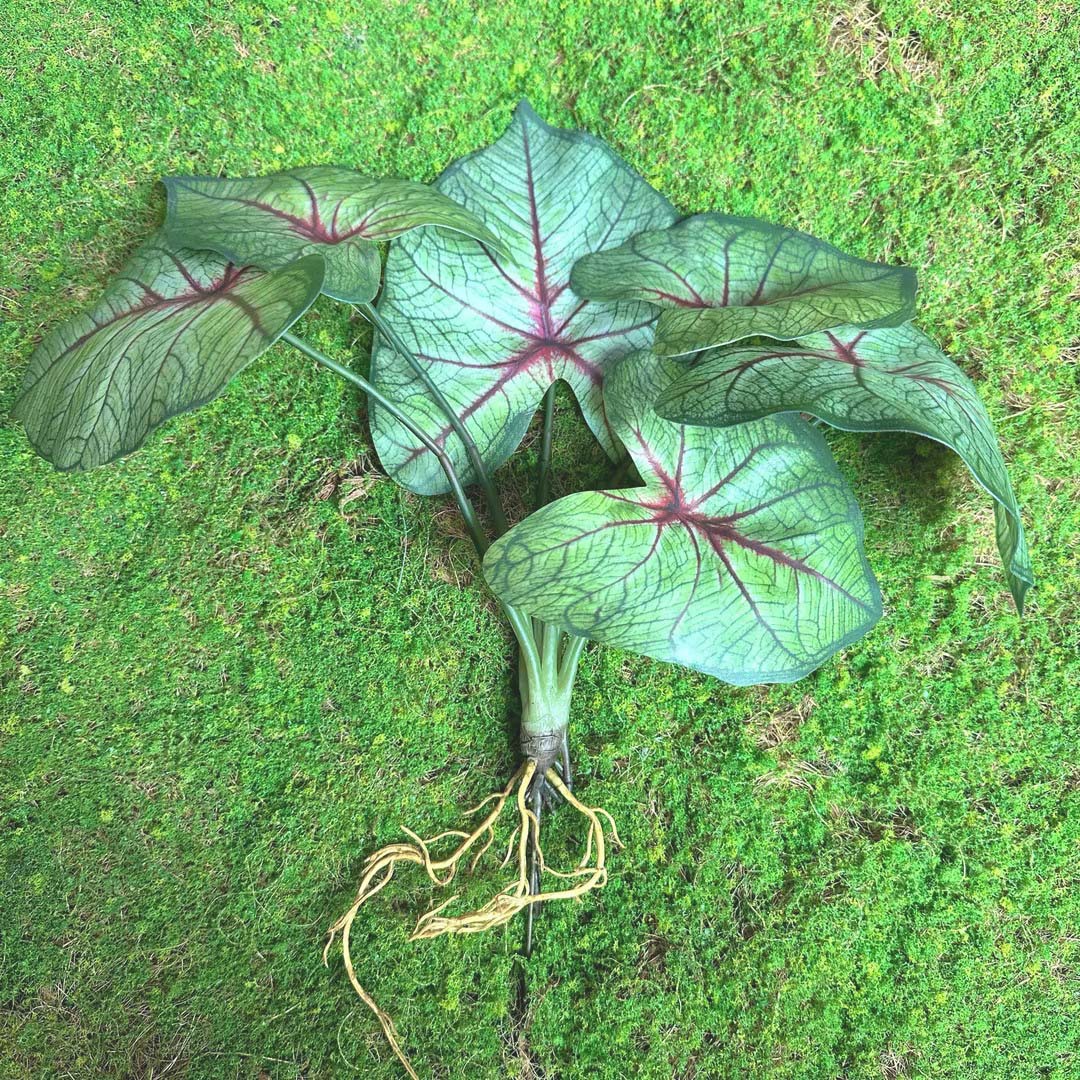 Fairy Cave tortuga hoja sentir arreglo floral hoja material planta esquina ventana belleza paisaje decoración artificial planta verde mango haz