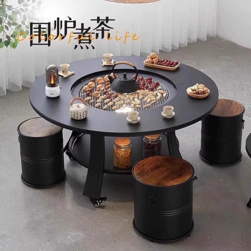 Стол для заваривания чая, печь для барбекю, набор печей, полный комплект отопительного оборудования.