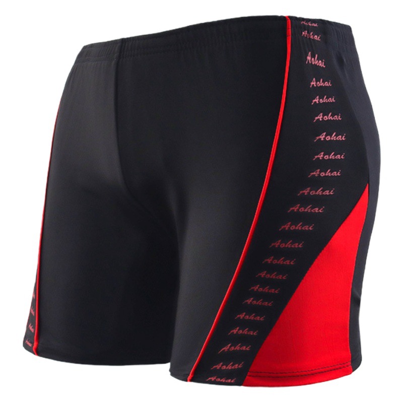 Men's swimming trunks large size Loose adult boxer swimming trunks bubble hot spring anti-embarrassment swimming shorts manufacturers wholesale