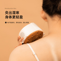 2024新型携帯式灸灸箱家庭用無煙充電灸養生宮寒灸艾草片