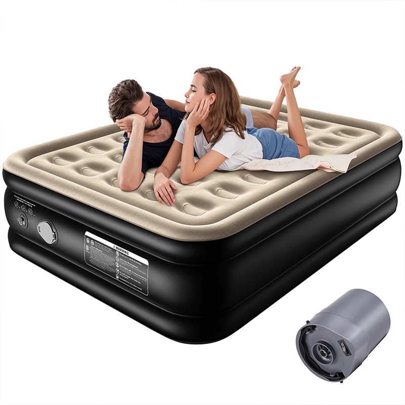 Inflatable wireless air pump for double