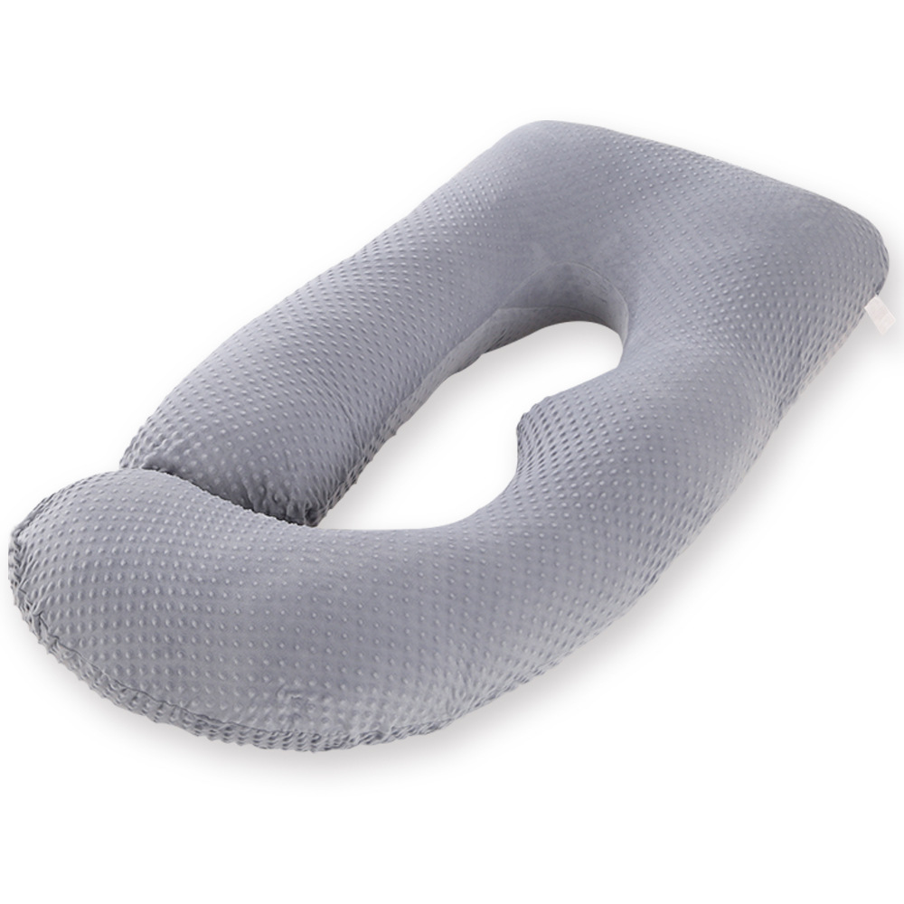 Comfortable Beanie Velvet Pregnancy Pillow, Side Sleeping Waist Support, Abdominal Slope Pillow, Lunch Break Slope Pillow, Cross-Border Supply