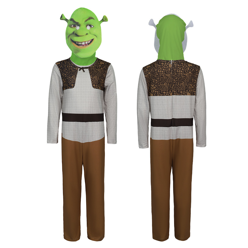 Halloween Monstruos 5 Shrek Set Princesa Fiona Femenina Cosplay Disfraces Princesa vestido Jugues de rol