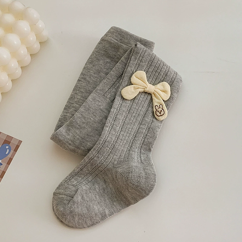 Детские осенние л leggings, брюки с бантом, колготки, носки