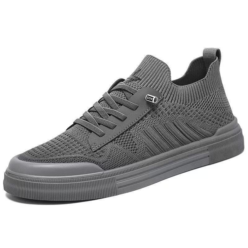 Zapatos casuales de hombre nuevos zapatos casuales transpirables de verano con un zapato de hombre zapatos de malla de vuelo zapatos perezosos para hombre