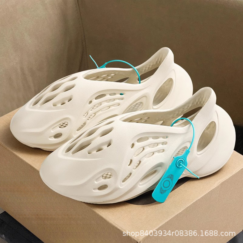 Yeezy ココナッツ下駄レディースサマーアウトドアスリッパEVAソフトソールアウトドアカジュアルつま先スリッパ男性用|undefined