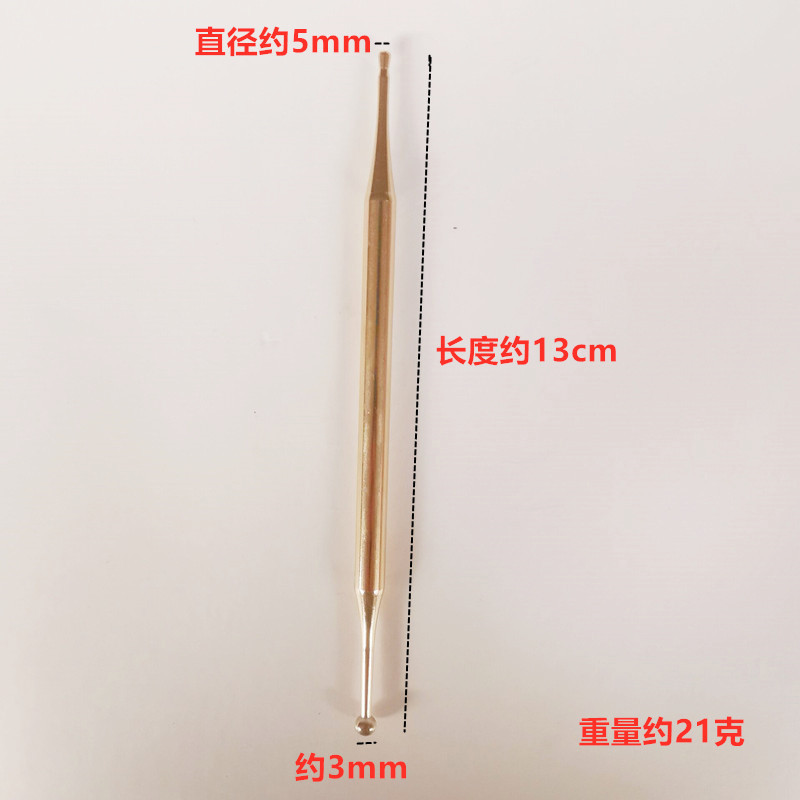 卸売り純銅探穴ペン真鍮弾性耳穴プローブ耳穴探ペン王は耳穴を残さずプローブを貼る