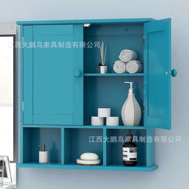 Bathroom Cabinet Cross-Border Paper Towel Storage Cabinet Simple Toilet Bathroom Bathroom Wall Cabinet Storage Cabinet Kitchen Storage Wall Cabinet